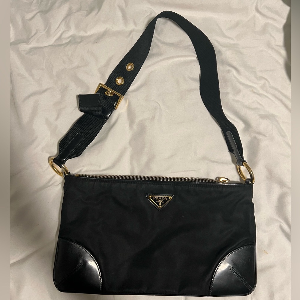 Prada Nylon and Leather bag